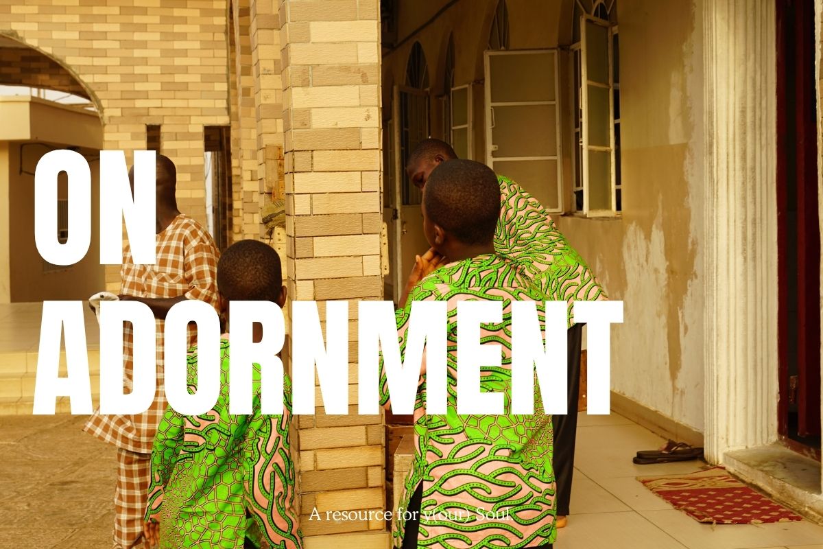COMMUNITY LETTER Issue No. 003 · On Adornment