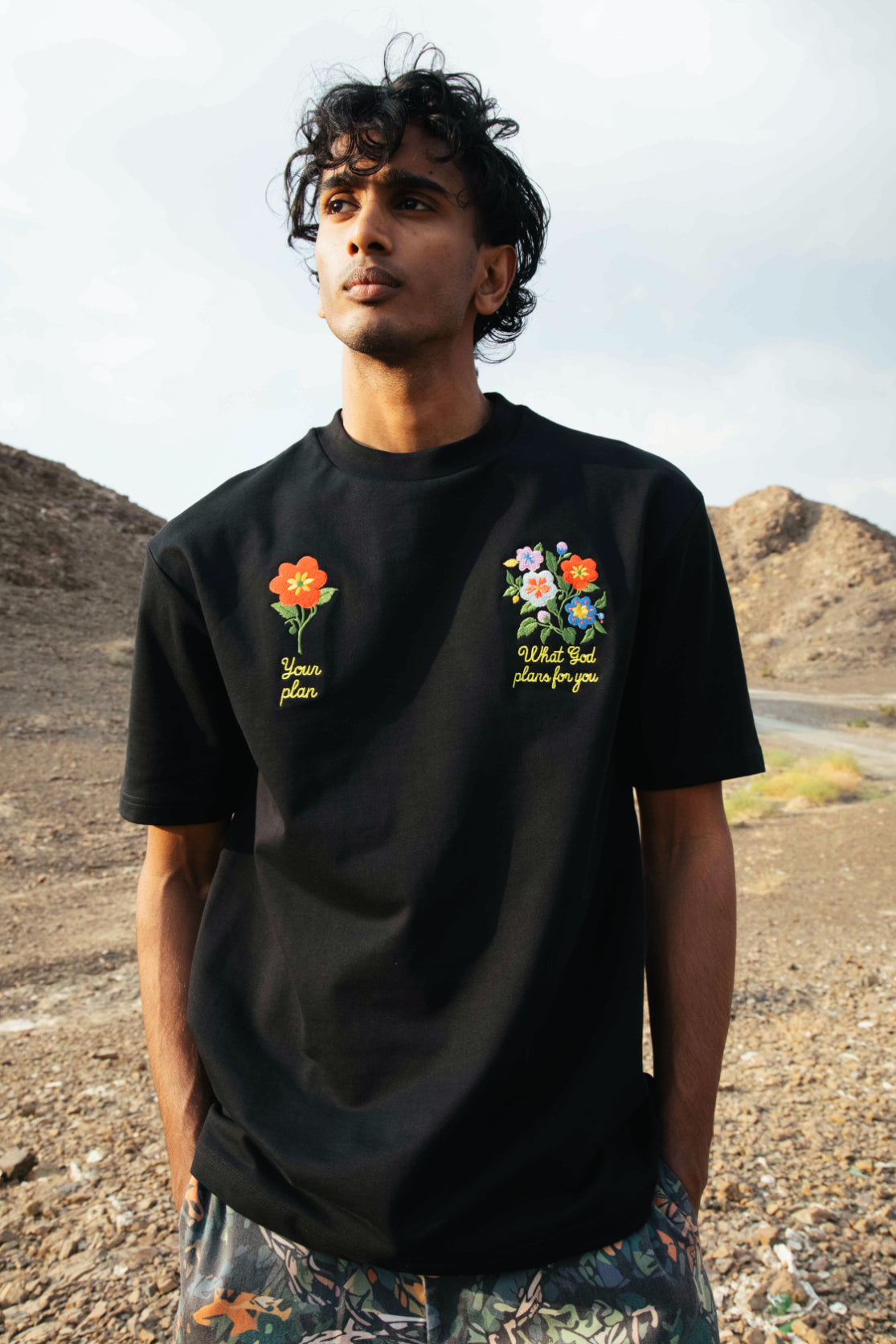 God's Plan Tee - Black