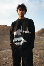 Istanbul Knit Crewneck - Black