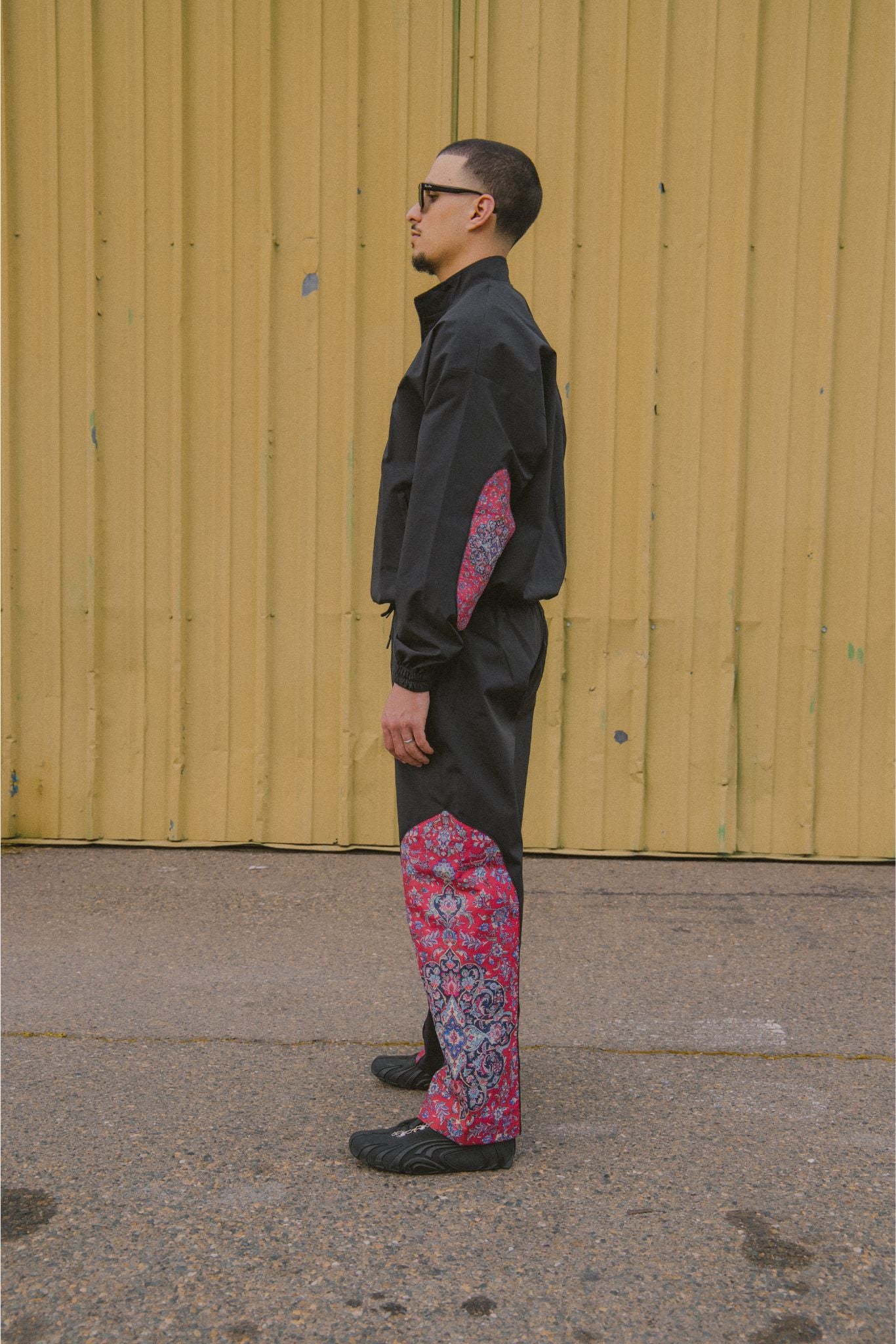 Rug Tracksuit Top - Black