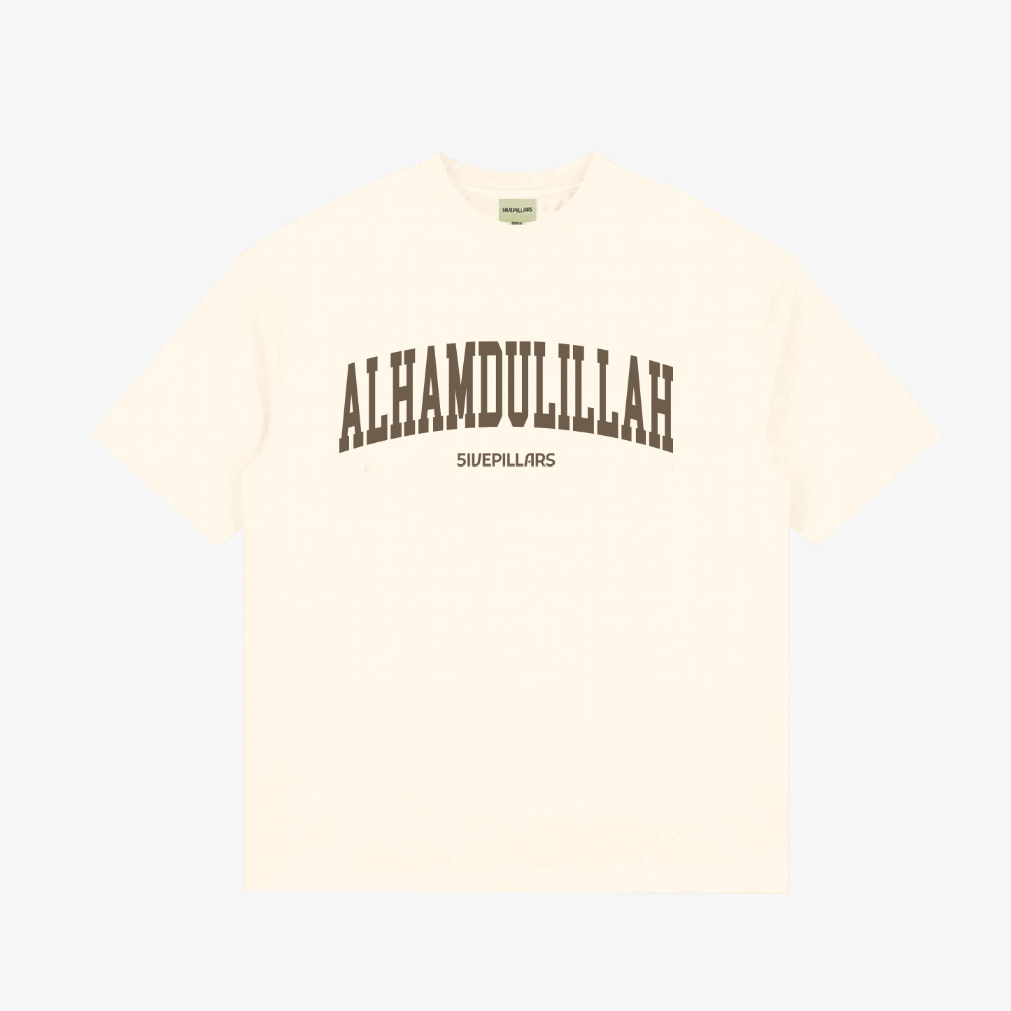 Alhamdulillah Tee - Cream