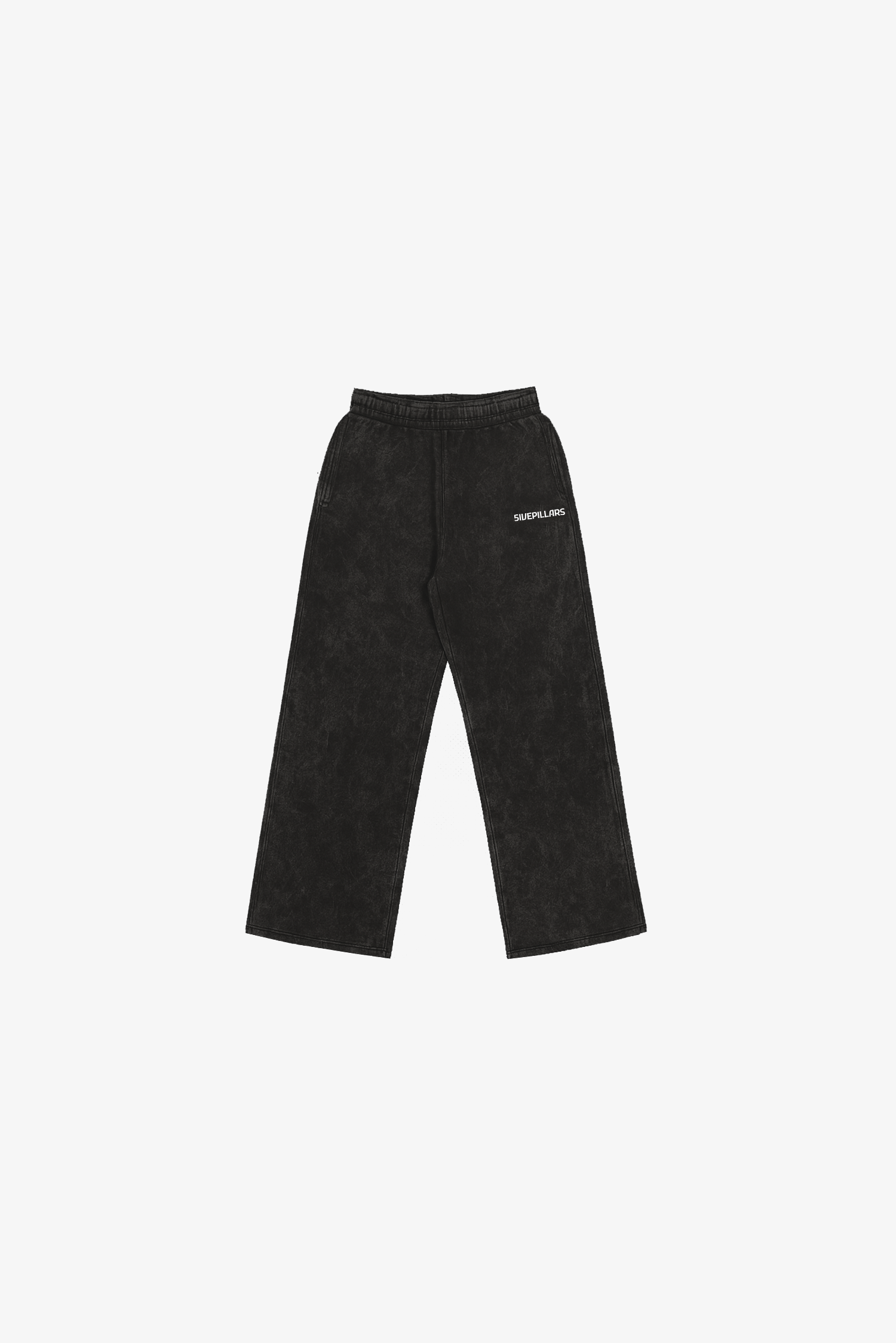 POA Relaxed Fit Sweatpants - Washed Black