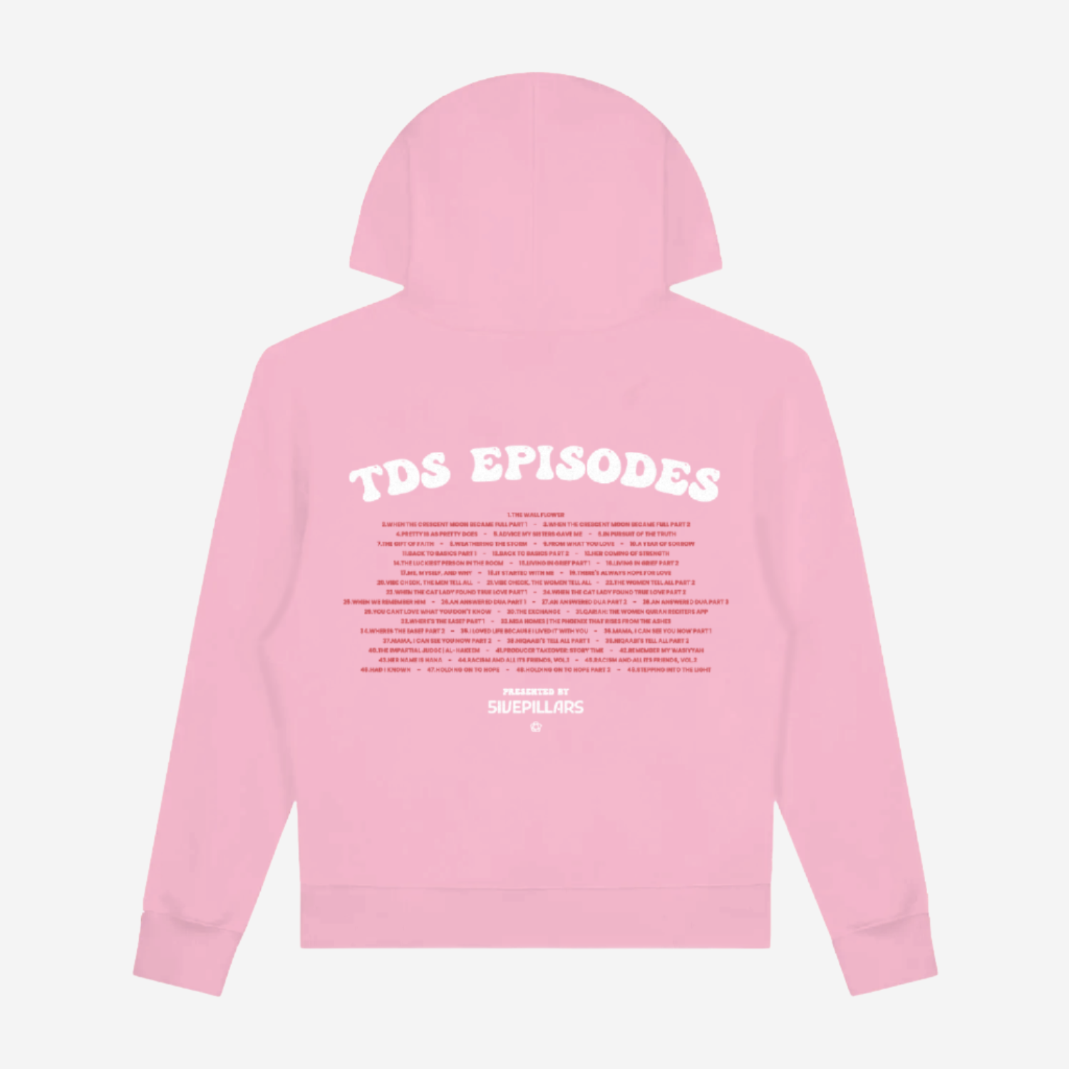 TDS x 5ivepillars Hoodie - Pink