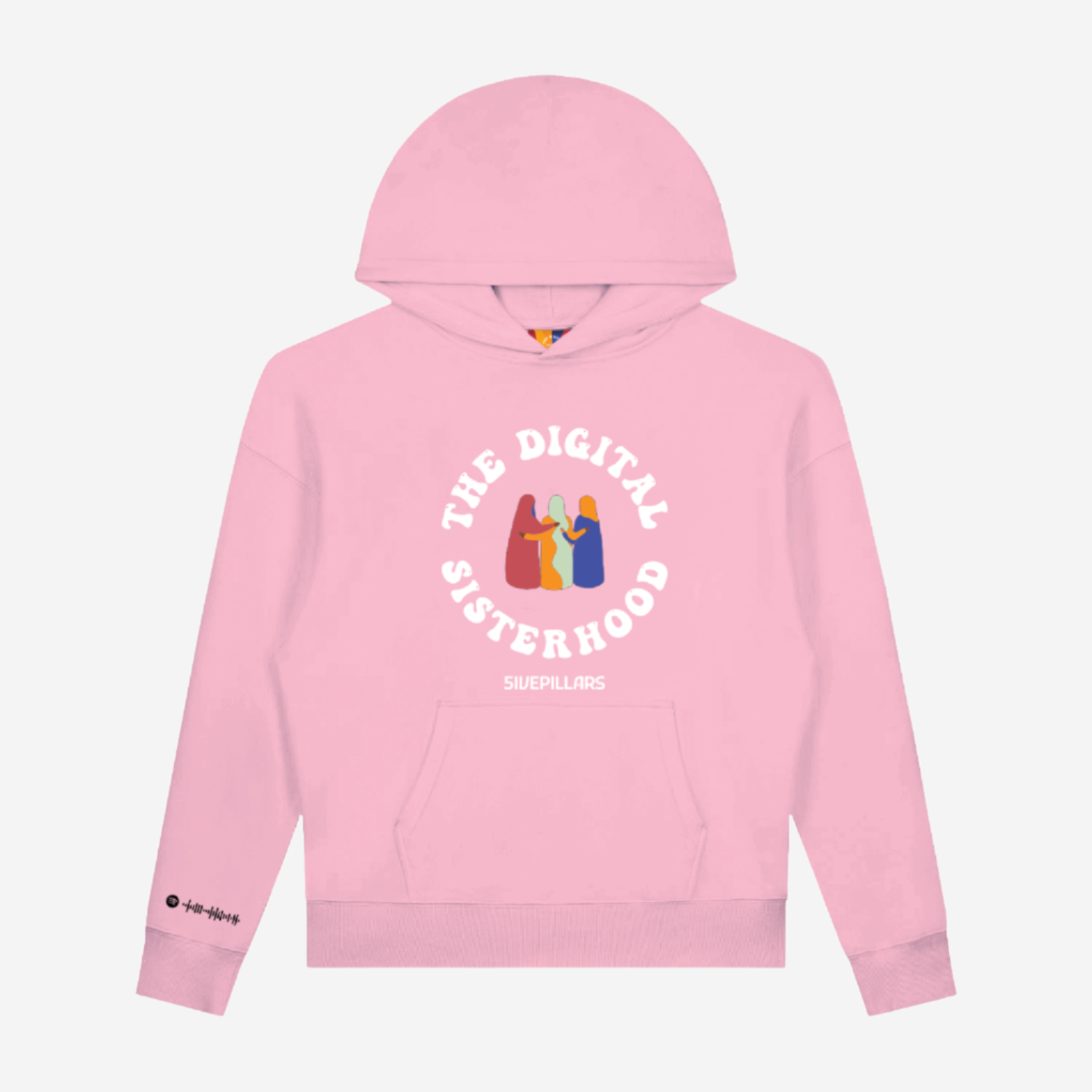 TDS x 5ivepillars Hoodie - Pink