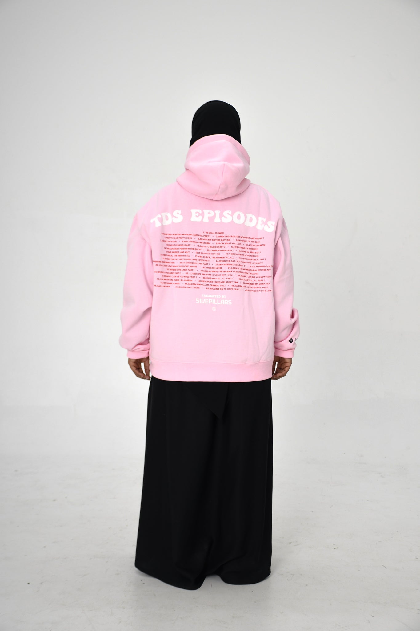 TDS x 5ivepillars Hoodie - Pink